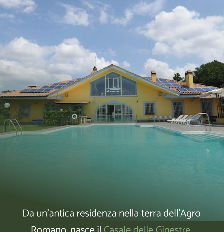 Il Casale delle Ginestre nell'Agro Romano