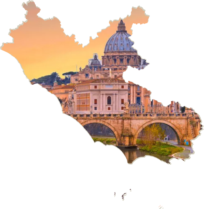 Cartina del Lazio