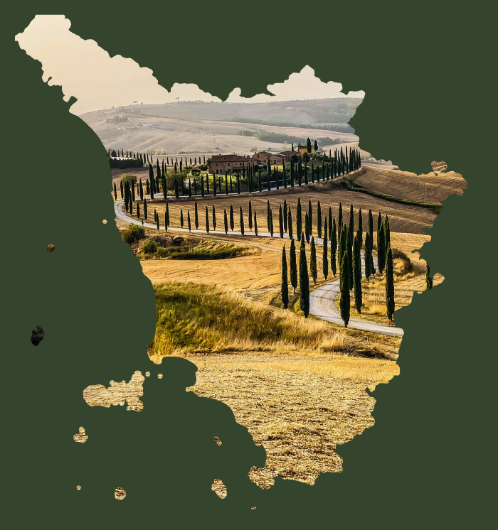 Cartina della Toscana