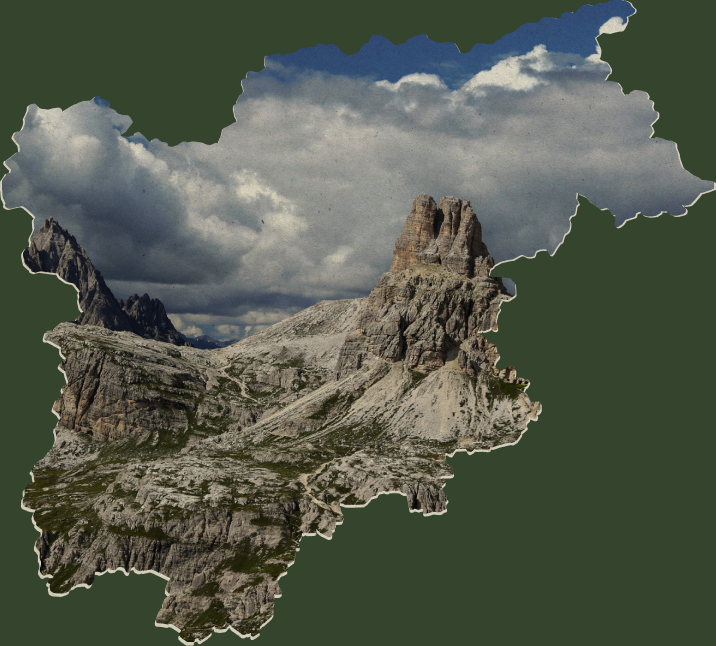 Cartina del Trentino-Alto Adige